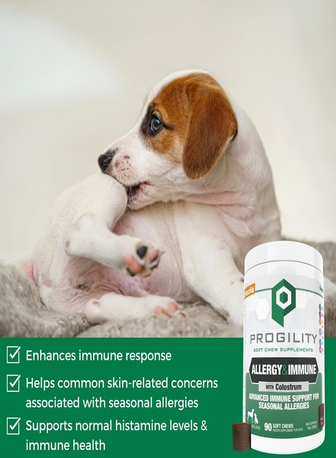 nootie Progility Allergy & Immune Supplement for Dogs – Advanced Daily Immune System & Seasonal Allergy Support with Probiotics, Soft Chews (90 Count) - Image 2